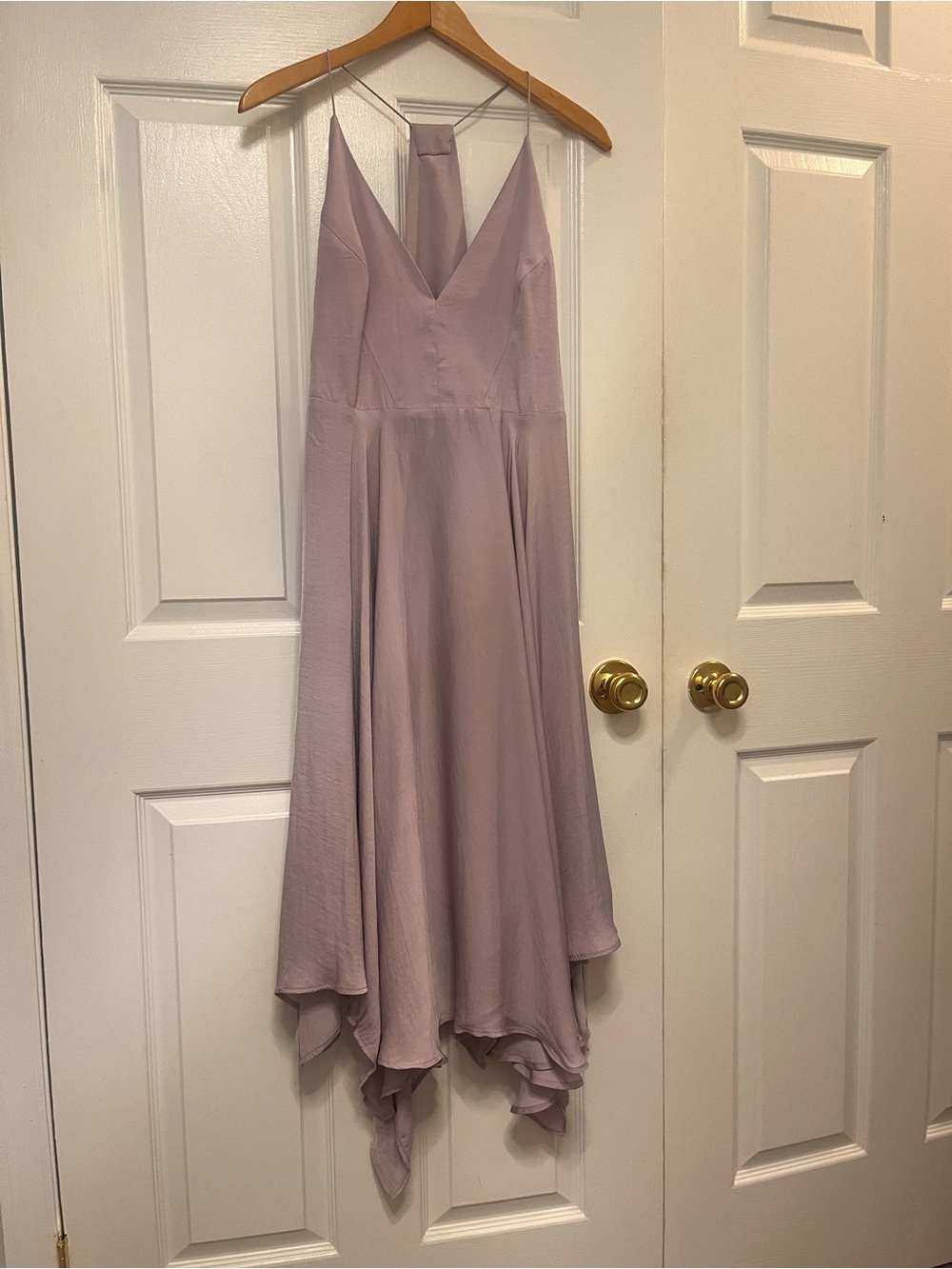 Kimchi Blue Dusty Lilac High-Low Slip Dress